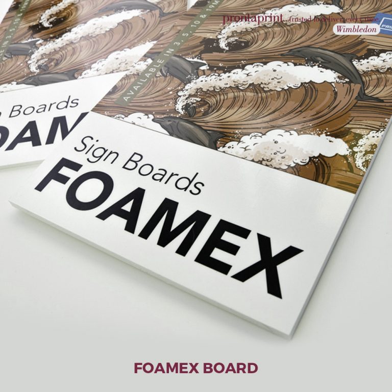 Foamex Board 3mm Prontaprint Wimbledon