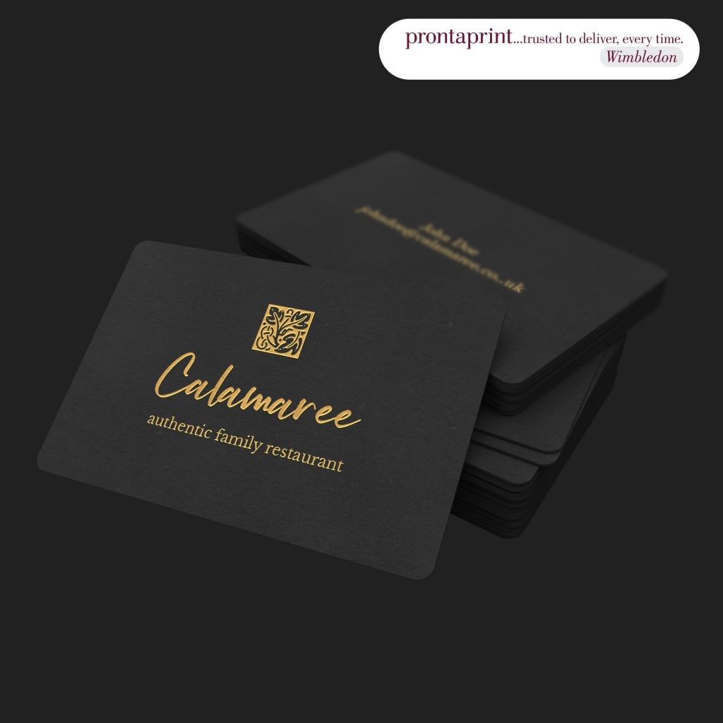 Traditional Business Cards Prontaprint Wimbledon 1372